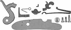 Siler Mountain right Percussion Lock Kit, unassembled